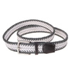 The Two Toned Woven Elastic Stretch Belt